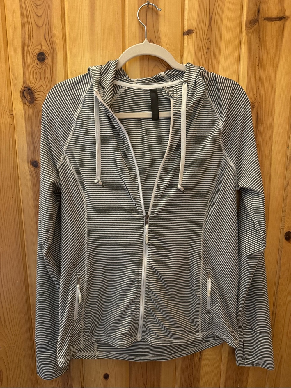 Kyodan Black and White Striped Top